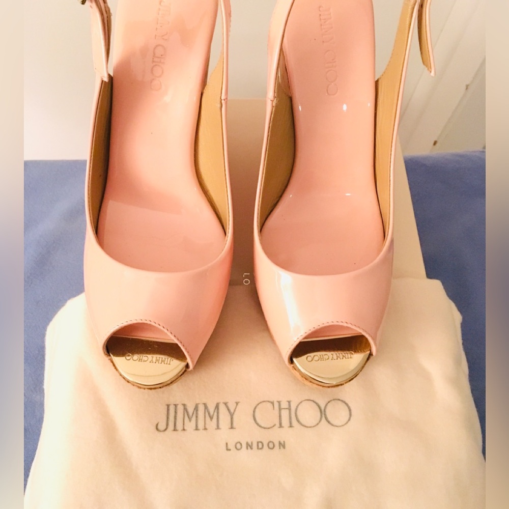 Jimmy Choo Lychee Wedges